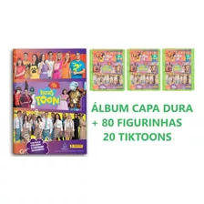 Álbum Luccas Neto 2 Toon + 80 Figurinhas 20 Tiktoons Panini