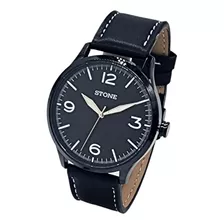 Reloj Stone St-1149 Cuero Para Hombre Agente Liniers