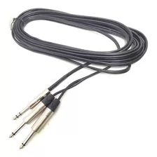 Cable Plug Stereo 6.3mm A 2 Plug Mono 6.3mm, P/consola,radio
