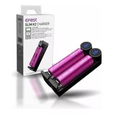 Carregador Inteligente Efest Slim K2 De 2 Slots.