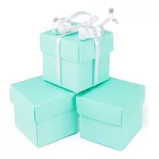 Pequeñas Cajas De Regalo Estilo Robins Egg Color Azul