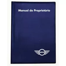 Capa Porta Manual Proprietário Mini Pvc Azul