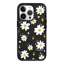 Case iPhone 13 Pro Max Daisies In Summer Negro Transparente