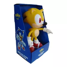Boneco Super Sonic Amarelo Articulado 25cm Videogame