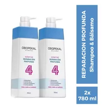 Pack Shampoo & Bálsamo Reparacion Profunda Total 4 Obopekal