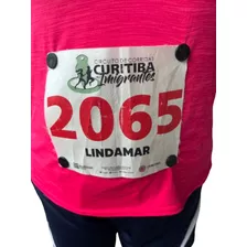 Botão Porta Número Para Corrida Preto Plástico