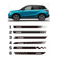 Stickers Suzuki Vitara Franjas Puertas 6 Diseños A Elejir ¡¡