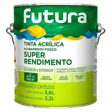 Tinta Látex Anti Mofo Parede Standard Futura 3,6l Cores