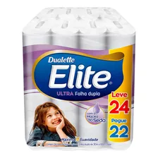 Papel Higienico Folha Dupla Elite Ultra L24p22 Rolos De 30m