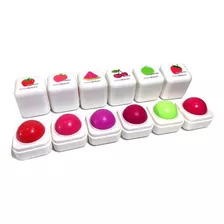 6 Pz Balsamo Labial Lip Balm Frutal Labial Aroma Hidratante