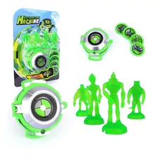 Relógio Ben 10 Omnitrix Lança Discos 4 Discos Brinquedo