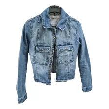 Campera Jacket Demin Jeans Las Pepas 