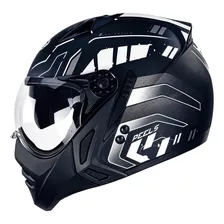 Capacete Peels Mirage Midnight Preto Fosco Branco Promoção