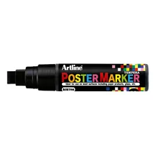 Poster Marker 12mm Artline Colores Básicos Color Negro