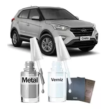 Tinta Tira Risco Hyundai Creta Prestige 2018 Prata Metal