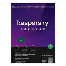 Kaspersky Antivírus Premium 3 Dispositivo 1 Ano 2024-2025