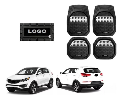 Foto de Tapetes 4pz Bandeja 3d Logo Kia Sportage 2012 - 2015 2016