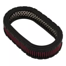 Filtro Oval Esportivo Elemento Filtrante Marmita 40mm Cor Vermelho