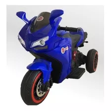 Moto Elétrica Infantil Triciclo Elétrico Bz R6 Azul Com Ré