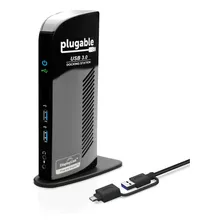 Replicador De Puertos Usb 3.0 De Plugable, Negro