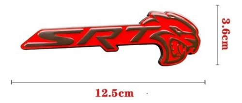 Emblema Srt Para Cualquier Vehculo Dodge Hellcat Foto 4