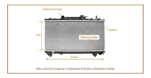 Radiador Motor Chevrolet Spark 800 F8cv Sohc 8 Valv  2015 Foto 3