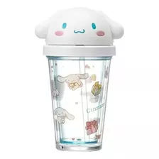 Vaso De Agua Transparente Sanrio Cinnamoroll Kuromi Para Reg