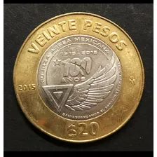 Moneda 20 Pesos Fuerza Aerea