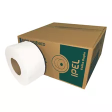 Papel Higiênico Rolão Branco C/8 Rolos 100% Celulose