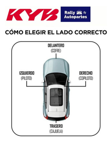 Par Amortiguadores Delanteros Fiat Uno 1.4l 13-20 5ptas. Kyb Foto 3