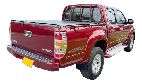 Espejo Izquierdo Para Mazda Bt50 2008 A 2015 Manual Cromado Foto 4