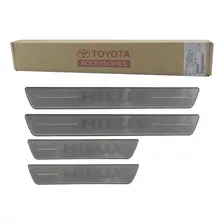 Zocalos De Aluminio Para Hilux Cabina Doble Originales