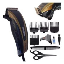 Cortador De Cabelo Barba E Corpo 9 Acessorios Portatil 10w