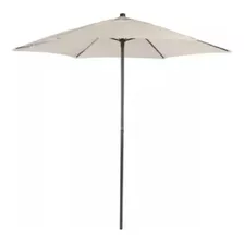 Parasol Sombrilla Push Up 2.3 Mt+ Uv 50 Natural