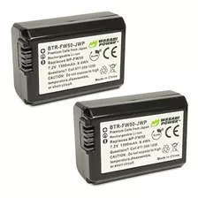 Paquete De 2 Baterias Wasabi Power Para Sony Npfw50 Compatib