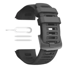 Pulseira Compatível Com Garmin Instinct Solar - Grafite