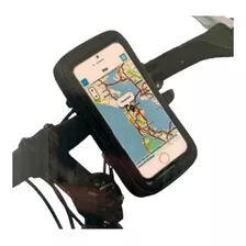 Porta Celular Gps Impermeable Moto Bicicleta Gira 360°