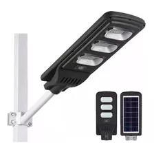 Kit 3 Refletor Luminaria Publica Solar Led 60w Com Sensor