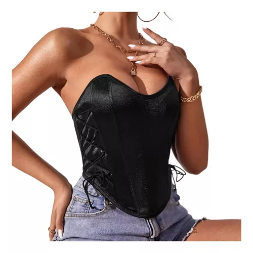 Primera imagen para búsqueda de corset negro
