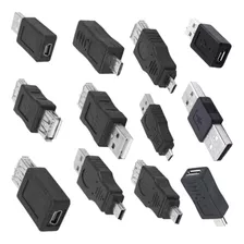 Bien Juego De 12 Adaptadores Para Uso Particular, Usb 2.0,