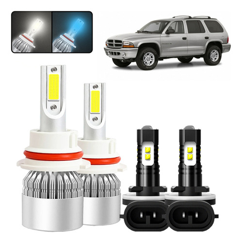 Led Foco De Nieblas 2504 Psx24w Luz Blanca 6000k Para Dodge Dodge Durango