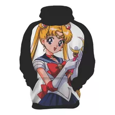 Blusa Moletom Anime Sailor Moon Navegante Da Lua Guardian 24