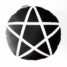 Almohadón Pent Pentaculo Pentagrama Witchcraft Dark Goth
