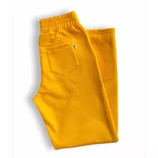 Buzo Jogger Mujer Tiro Alto Amarillo