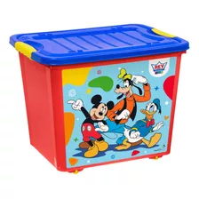 Caja Móvil Suprema # 40 Reyplast - Disney Mickey Base Rojo 