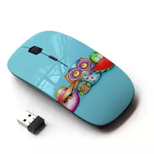 Ratón Koolmouse, Diseño De Búho, Inalámbrico, 2,4 G