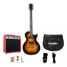 Smithfire Lp-100 Paquete Guitarra Eléctrica Les Paul Sombra