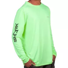 Camiseta Uv 50+ Shark Masculina Beach Tennis Fitness