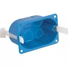 Caja Embutir Azul Con Precinto Yeso Conatel Kilemy