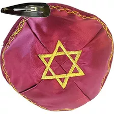 Mercado De Tierra Santa Kipá Judía Yarmulke Con Estrella De